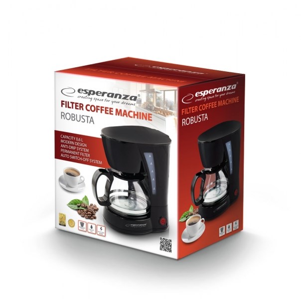 Aparat za kavu ESPERANZA EKC006 (Filter, 0.6 L)-1
