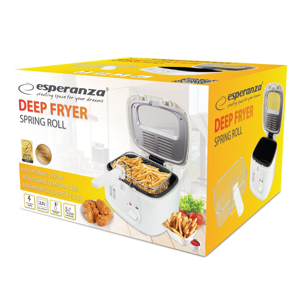 Friteza ESPERANZA EKG012 (2.5L) bijela-5