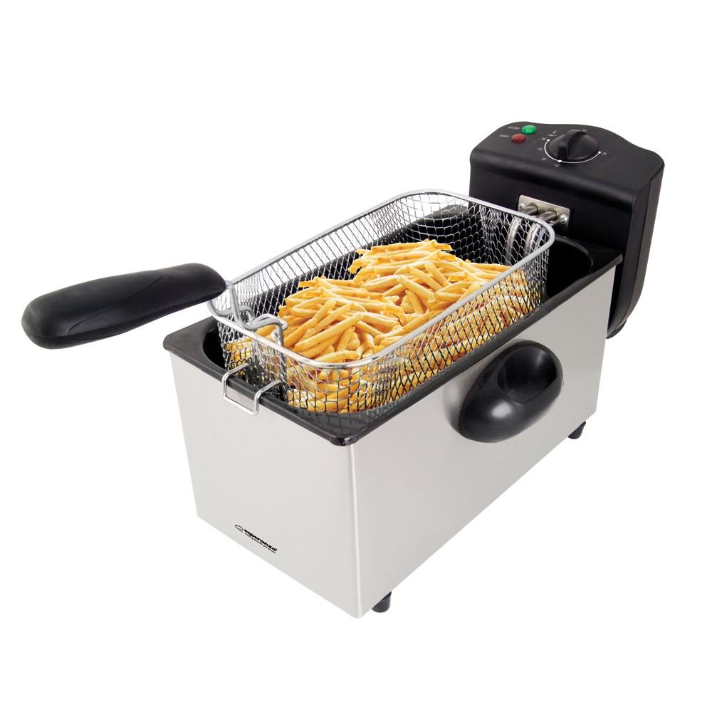 Friteza ESPERANZA EKG010 (3 L, 2000 W) inox-1