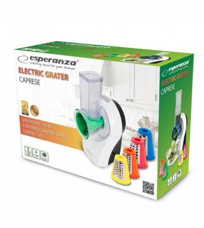 Električni ribež ESPERANZA EKM026 (višebojni, plastika)-2