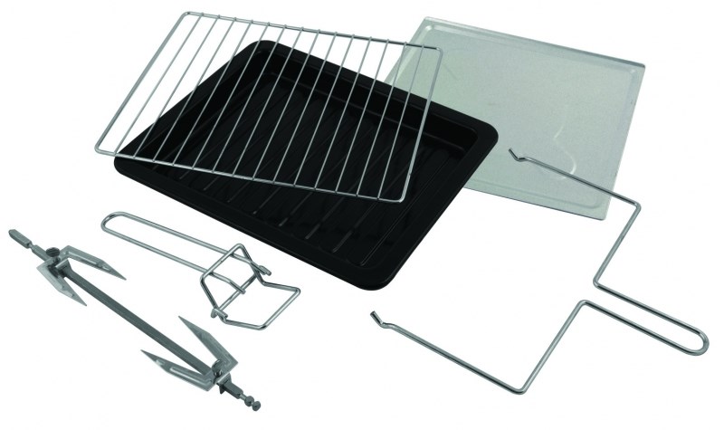 Mini pećnica ESPERANZA EKO006 s konvekcijom i ražnjem (25 L, 1600 W) crna-4