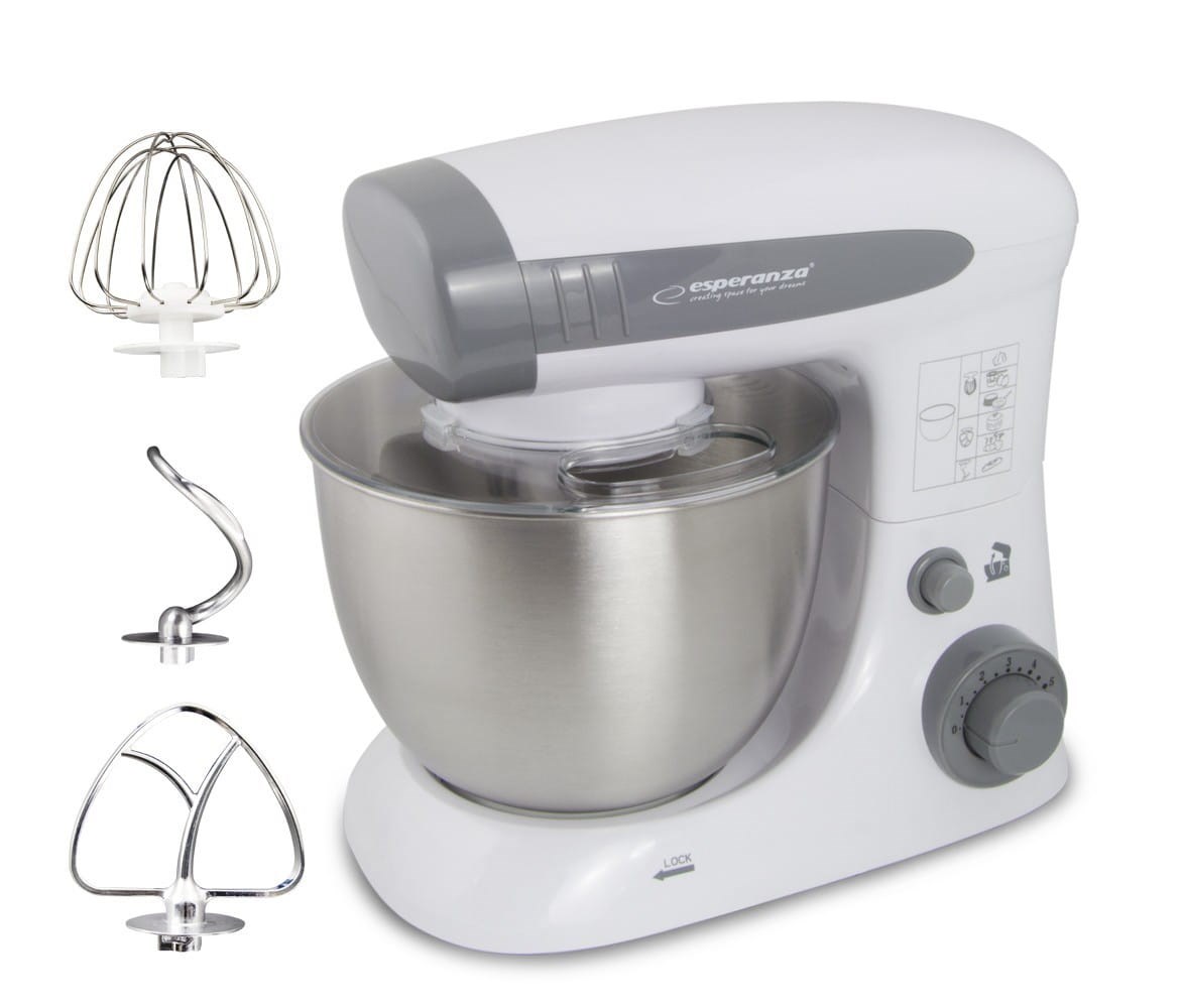 Mikser sa stalkom ESPERANZA COOKING ASSISTA EKM024 (4 L, 800 W) bijeli-0