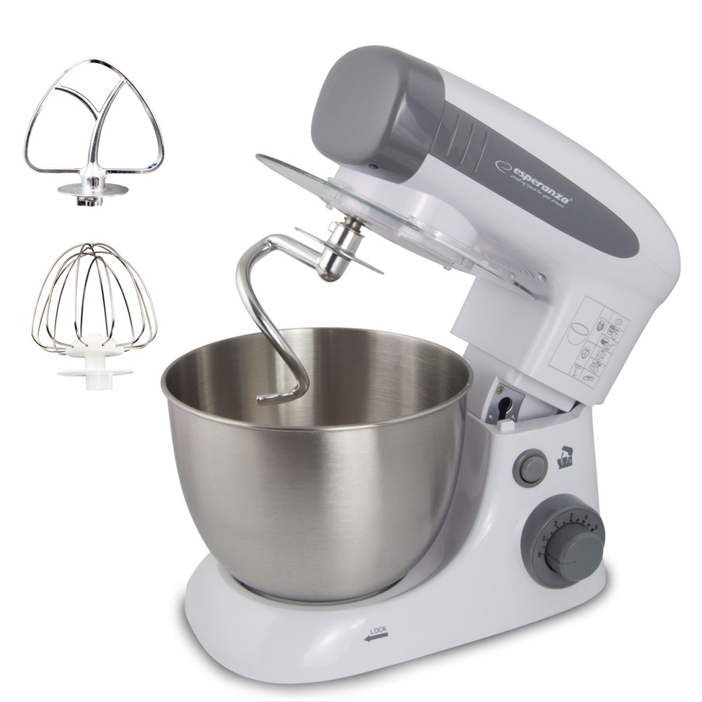 Mikser sa stalkom ESPERANZA COOKING ASSISTA EKM024 (4 L, 800 W) bijeli-2