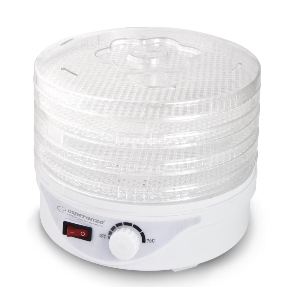 Dehidrator hrane Esperanza EKD003 (prozirni bijeli, 250 W)-5
