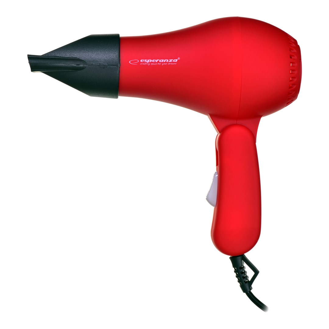 Putno sušilo za kosu ESPERANZA Aurora EBH003R (750 W) crvena boja-0