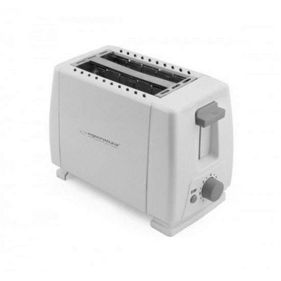 Toster EKT001 Caprese ESPERANZA (2 kriške, 600 W bijeli)-0
