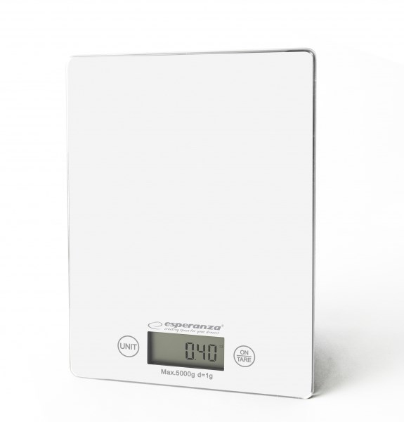 Elektronska kuhinjska vaga ESPERANZA EKS002W (stolna, pravokutna) bijela