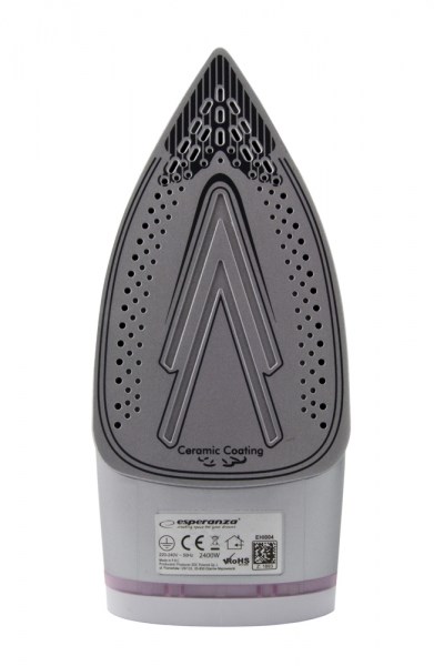 Parno glačalo ESPERANZA Tulle EHI004 (2400 W, keramička ploča glačala, ljubičasto-bijelo)-7