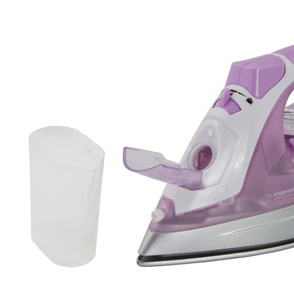 Parno glačalo ESPERANZA Tulle EHI004 (2400 W, keramička ploča glačala, ljubičasto-bijelo)-4