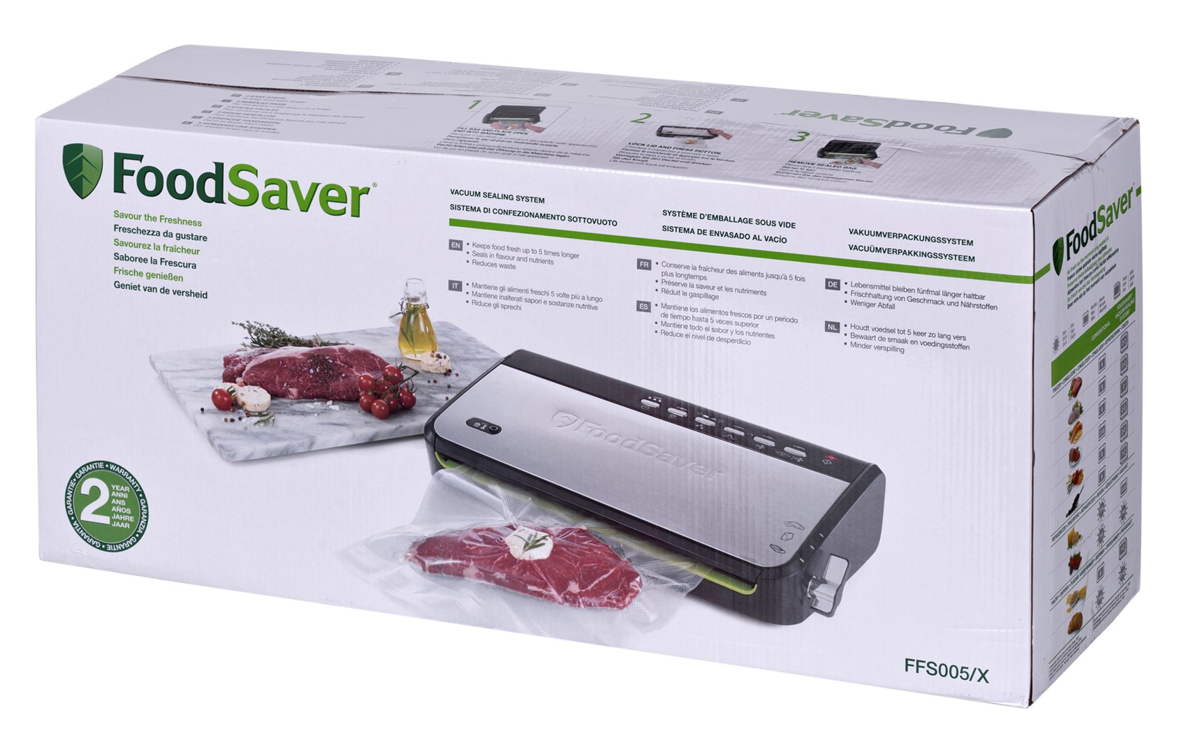 Vakuumski aparat za zavarivanje FOODSAVER FFS005x (nerđajući čelik)-8