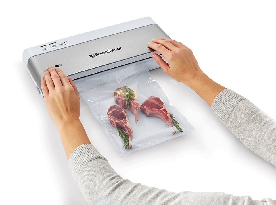 Kompaktna vakuum zavarivačica FOODSAVER VS0100X (praktična za očuvanje hrane)-5