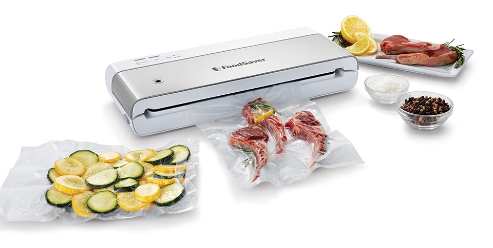 Kompaktna vakuum zavarivačica FOODSAVER VS0100X (praktična za očuvanje hrane)-1