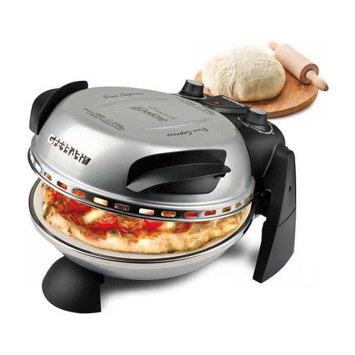 Pećnica za pizzu G3 FERRARI Delizia (1 pizza, 1200 W) srebrna-1