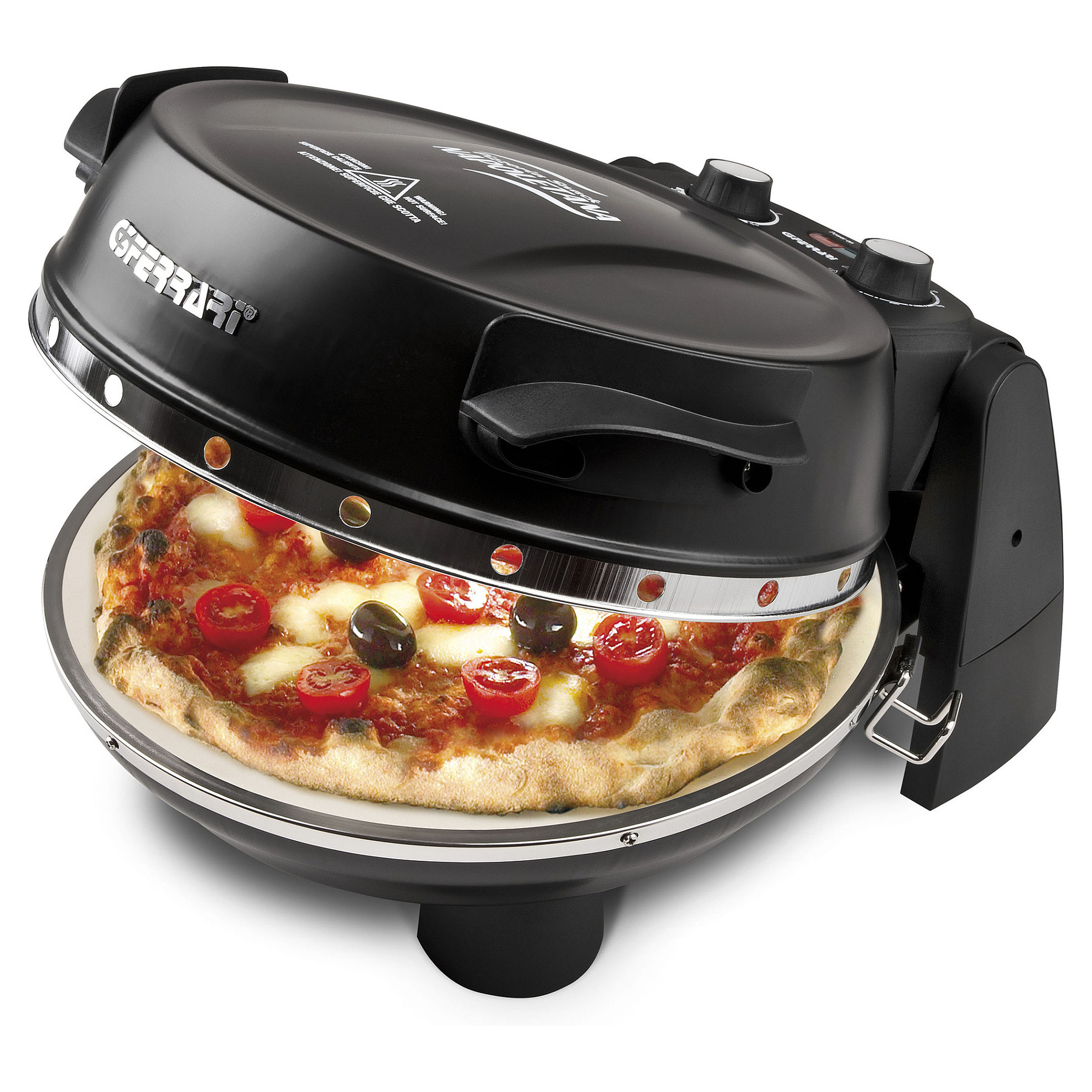 Unutarnja pećnica za pizzu G3FERRARI G1003210 Plus (evo, 2 kamena) crna