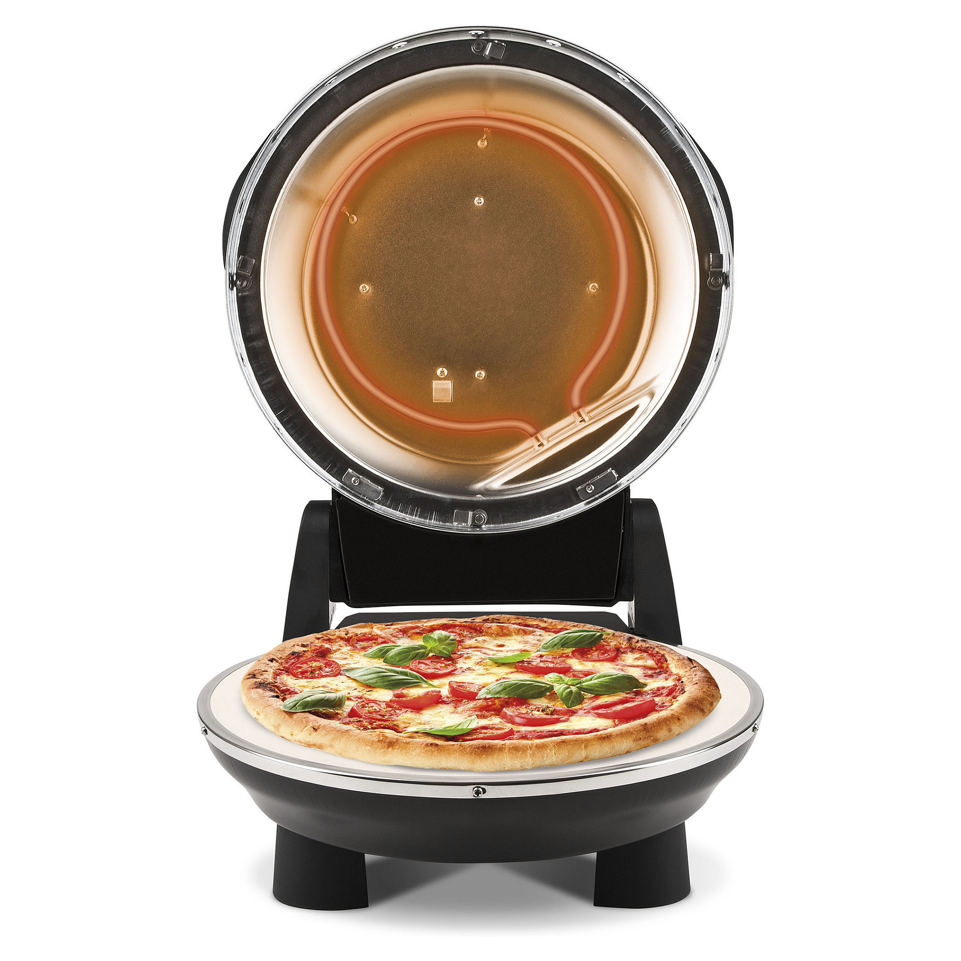 Unutarnja pećnica za pizzu G3FERRARI G1003210 Plus (evo, 2 kamena) crna-1