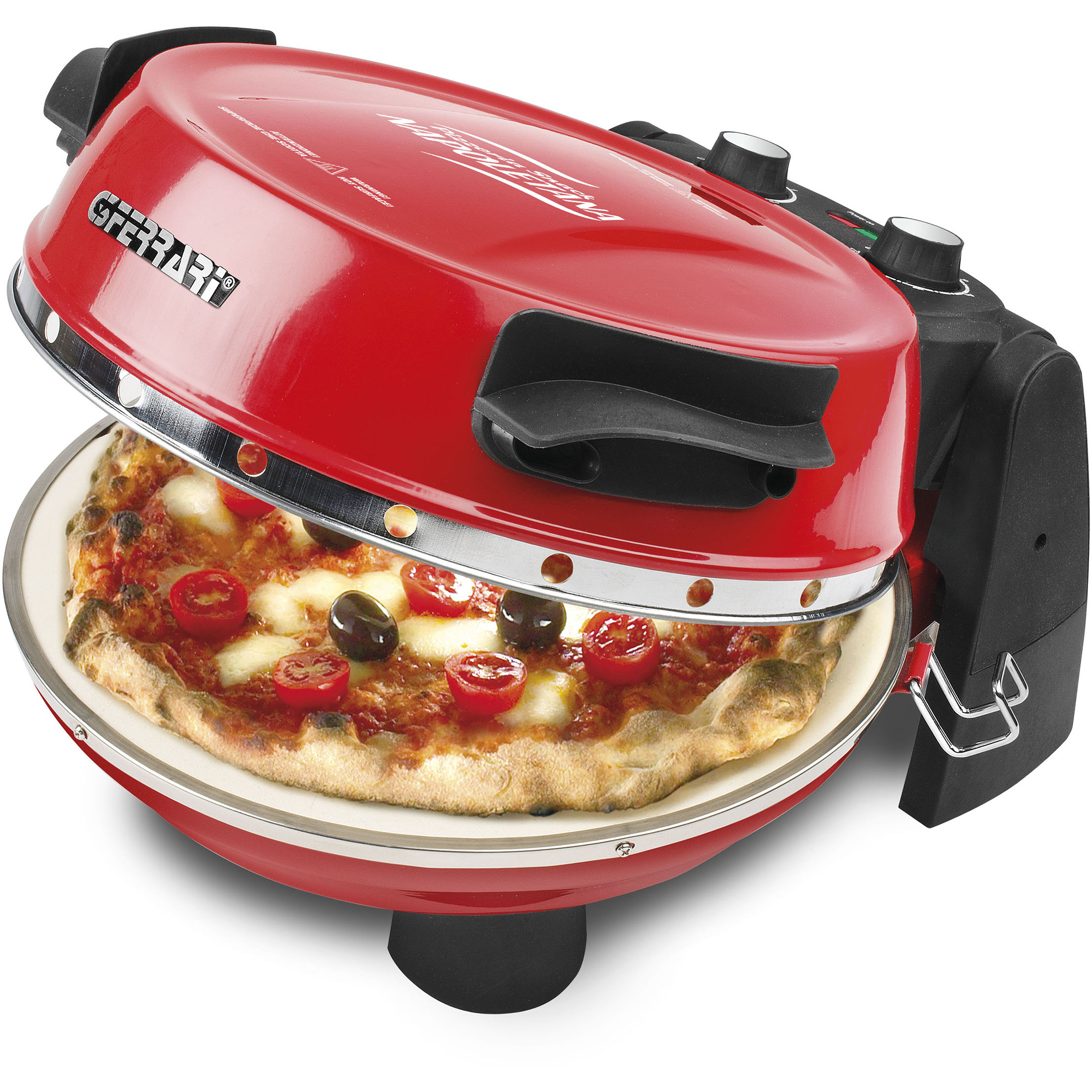 G3 Ferrari Pizzeria Snack Napoletana pizza maker/oven 1 pizza(s) 1200 W Black, Red-0