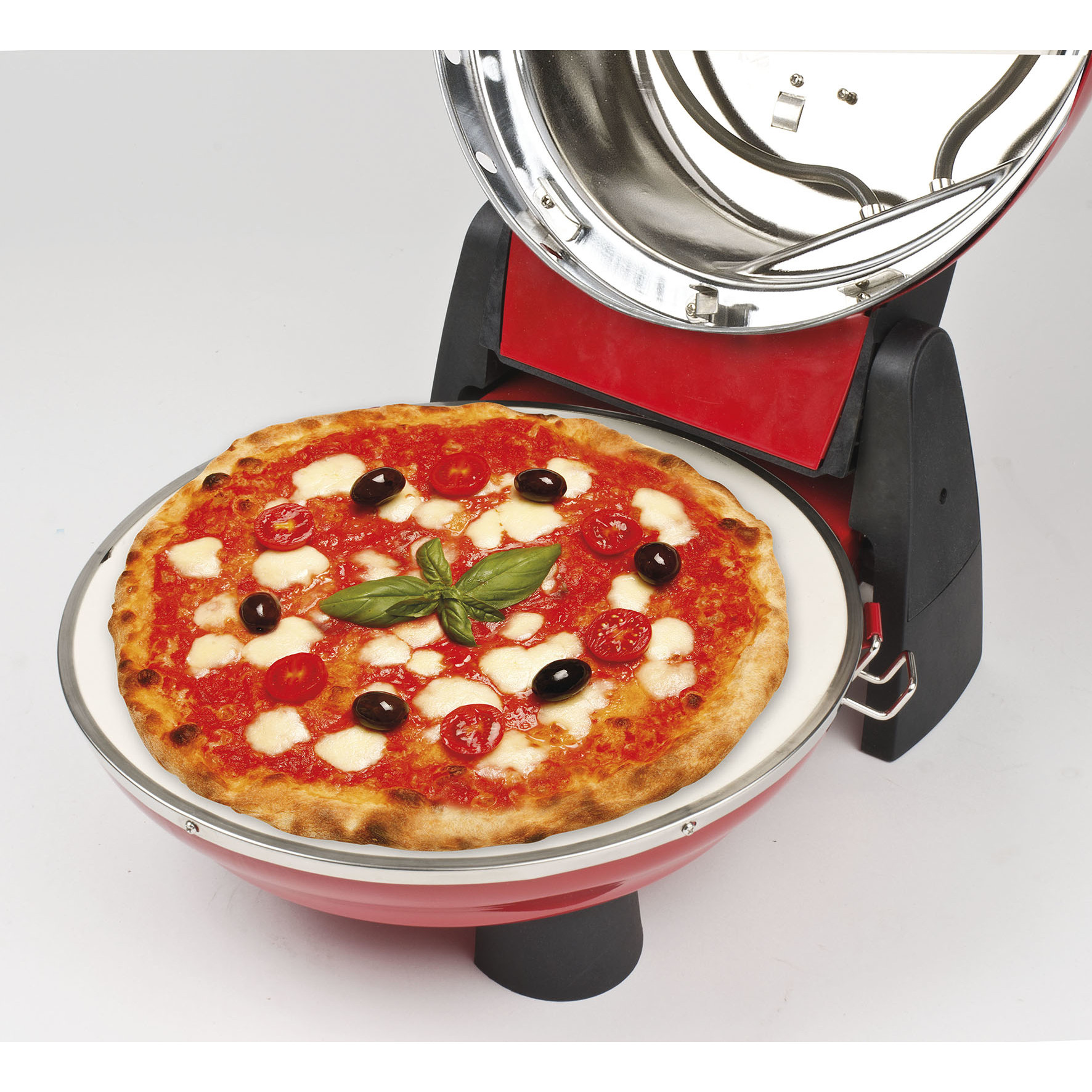 G3 Ferrari Pizzeria Snack Napoletana pizza maker/oven 1 pizza(s) 1200 W Black, Red-12