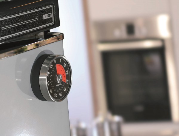 Mehanički kuhinjski timer GEFU OPTICO crni, nehrđajući čelik-1