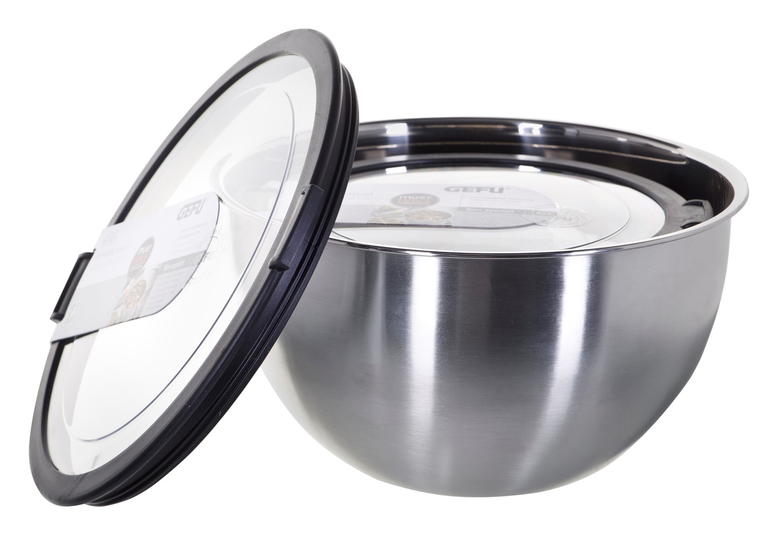 Set zdjela GEFU MONDI G-89430 (16/20/24 cm, nehrđajući čelik, s poklopcima)-19