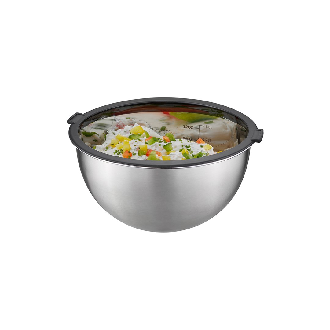 Set zdjela GEFU MONDI G-89430 (16/20/24 cm, nehrđajući čelik, s poklopcima)-5