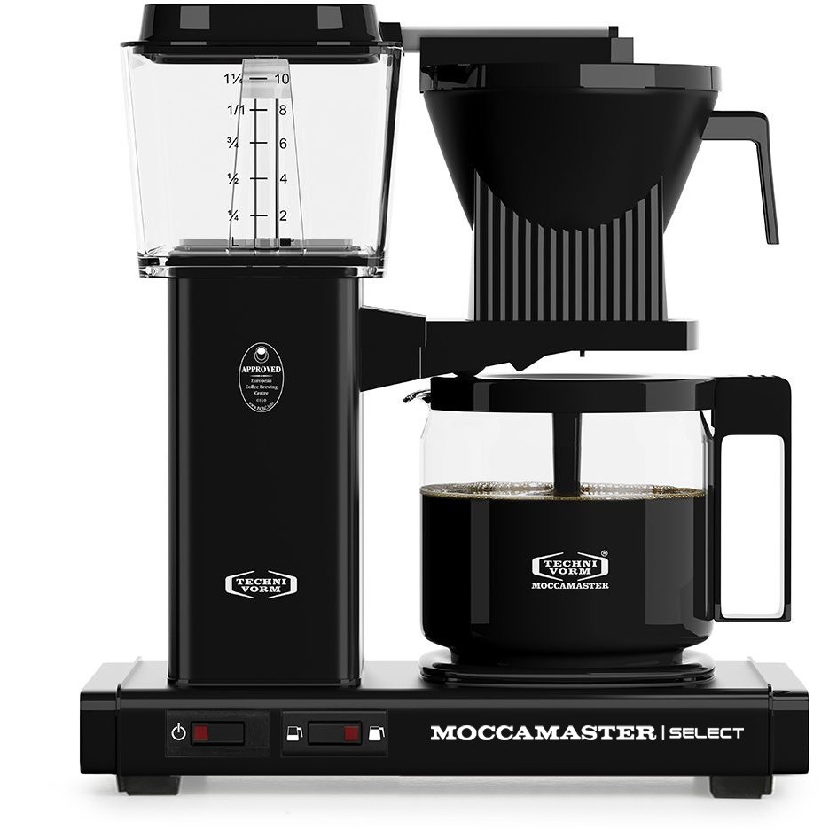 Drip coffee maker MOCCAMASTER KBG SELECT (snaga 1520 W, kapacitet 1.25 L, 10 šalica, boja crna)