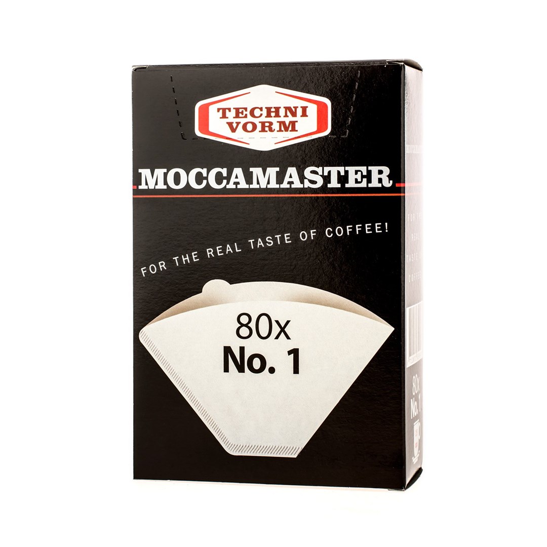 Papirni filteri za kavu MOCCAMASTER Nr 1 jednokratni 80 kom.