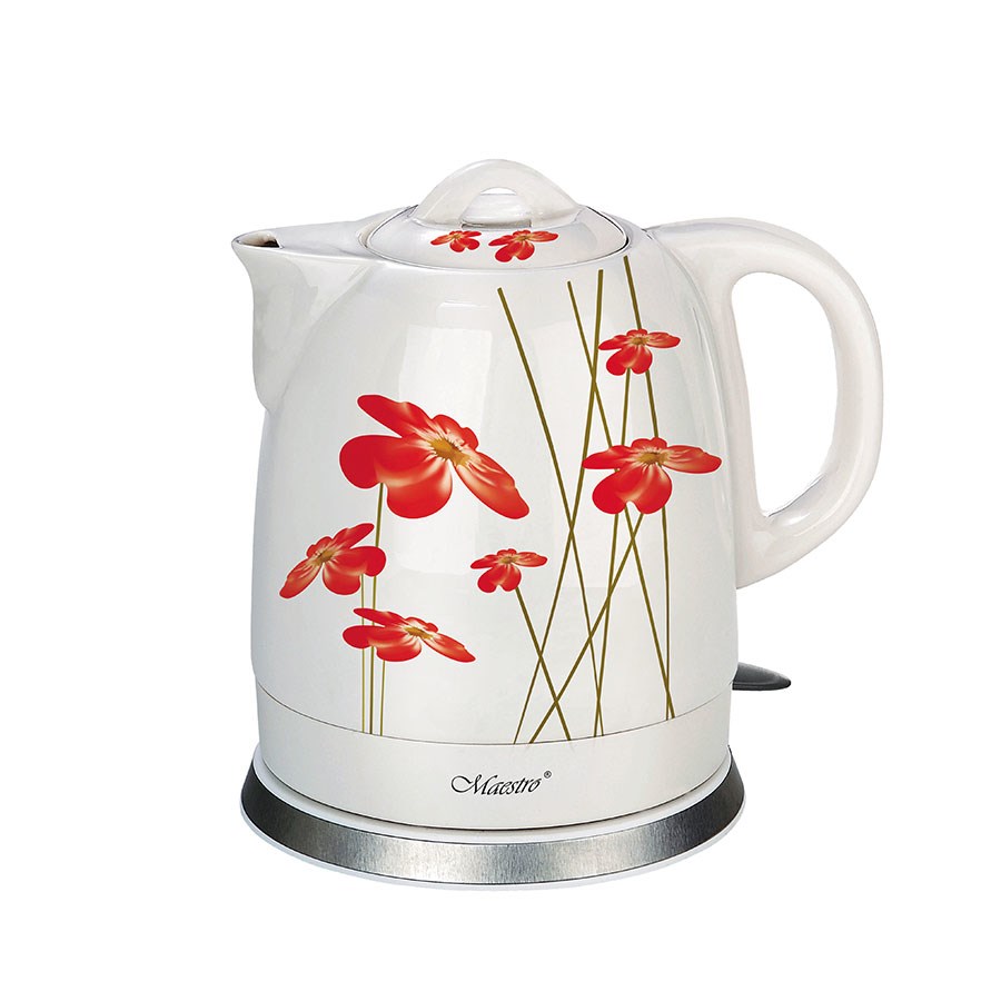 Električno kuhalo za vodu MAESTRO Feel (1.5 L, 1200 W) crveno-bijela