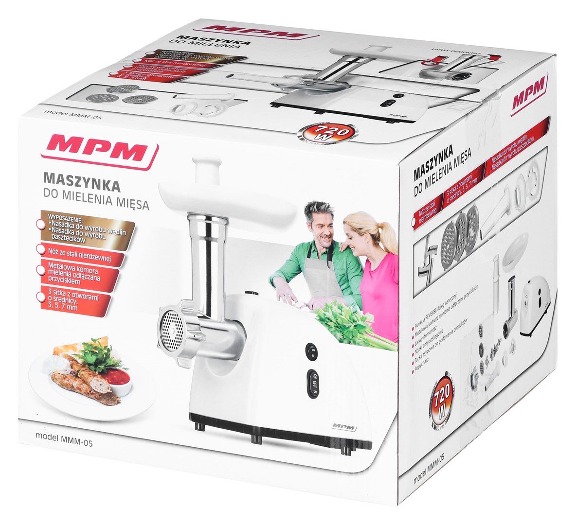 Stroj za mljevenje mesa MPM MMM-05 (650 W) bijeli-11