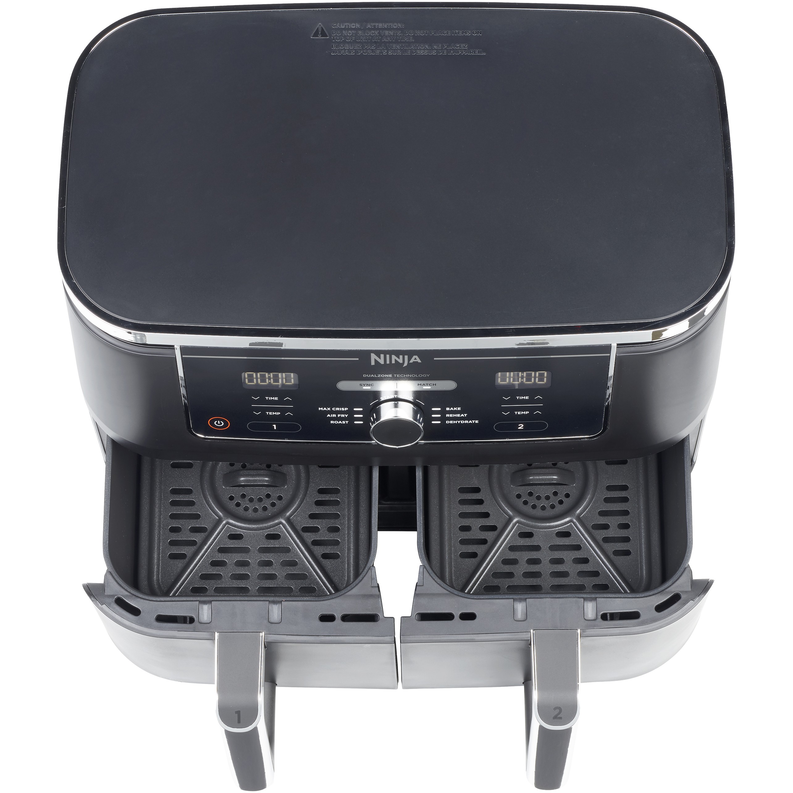 Ninja AF400EU fryer Double 9.5 L Stand-alone 2470 W Hot air fryer crna-8