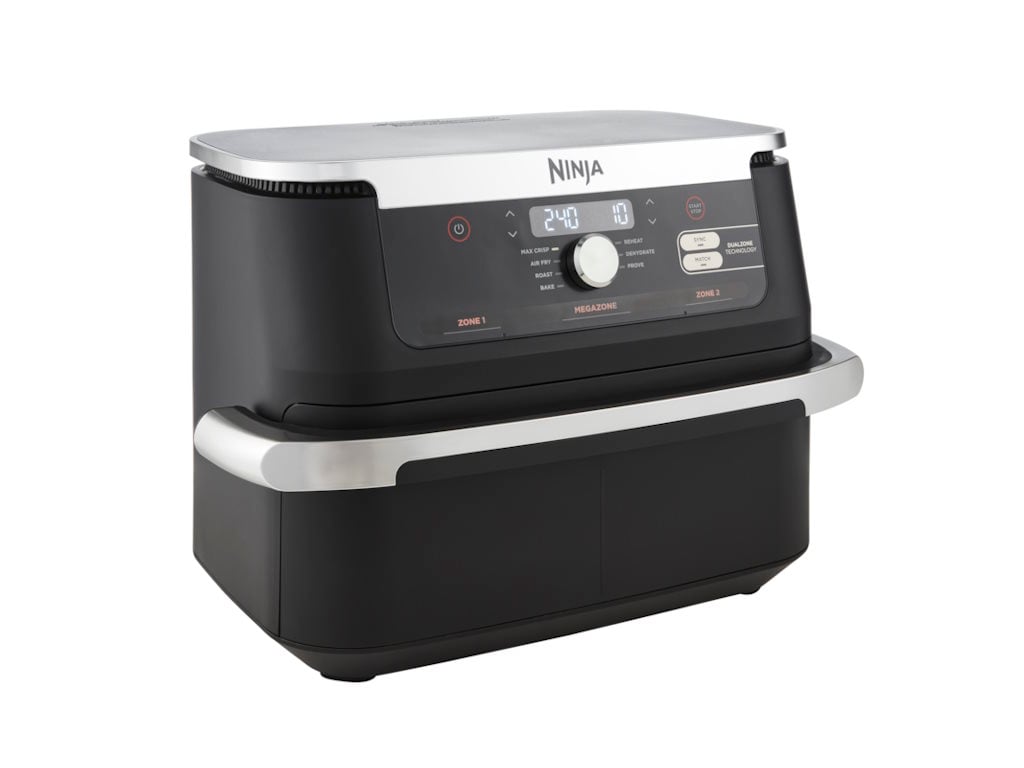 Ninja AF500EU fryer Double 10.4 L Stand-alone 2470 W Hot air fryer crna, Stainless steel