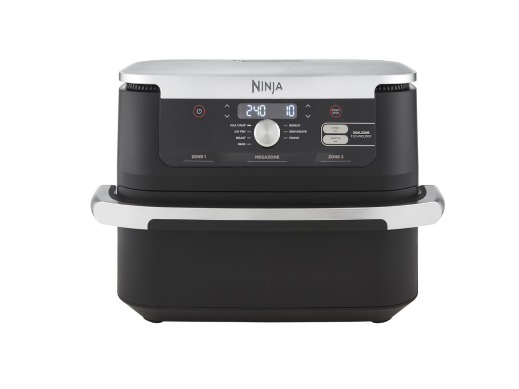 Ninja AF500EU fryer Double 10.4 L Stand-alone 2470 W Hot air fryer crna, Stainless steel-2
