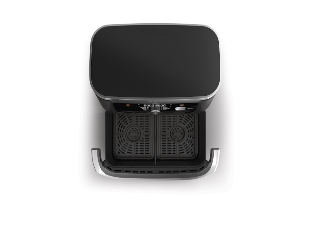 Ninja AF500EU fryer Double 10.4 L Stand-alone 2470 W Hot air fryer crna, Stainless steel-5