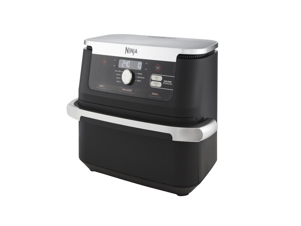 Ninja AF500EU fryer Double 10.4 L Stand-alone 2470 W Hot air fryer crna, Stainless steel-6