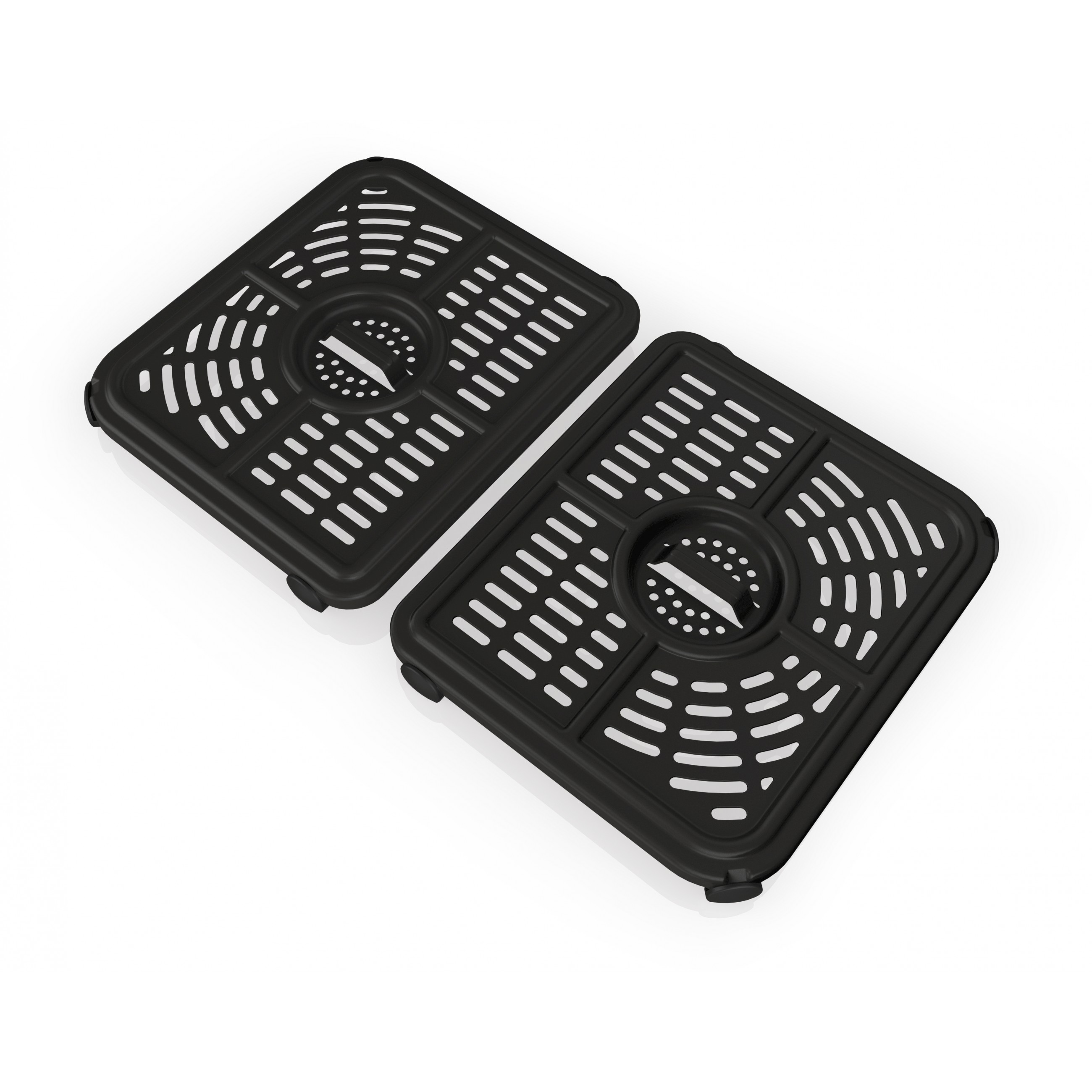 Ninja AF500EU fryer Double 10.4 L Stand-alone 2470 W Hot air fryer crna, Stainless steel-13