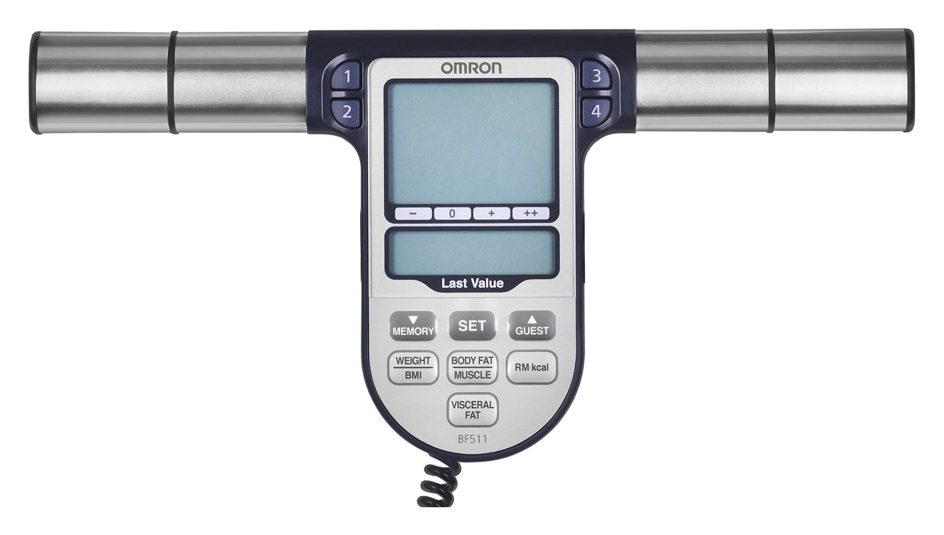 Omron BF511 Square Blue Electronic personal scale-6