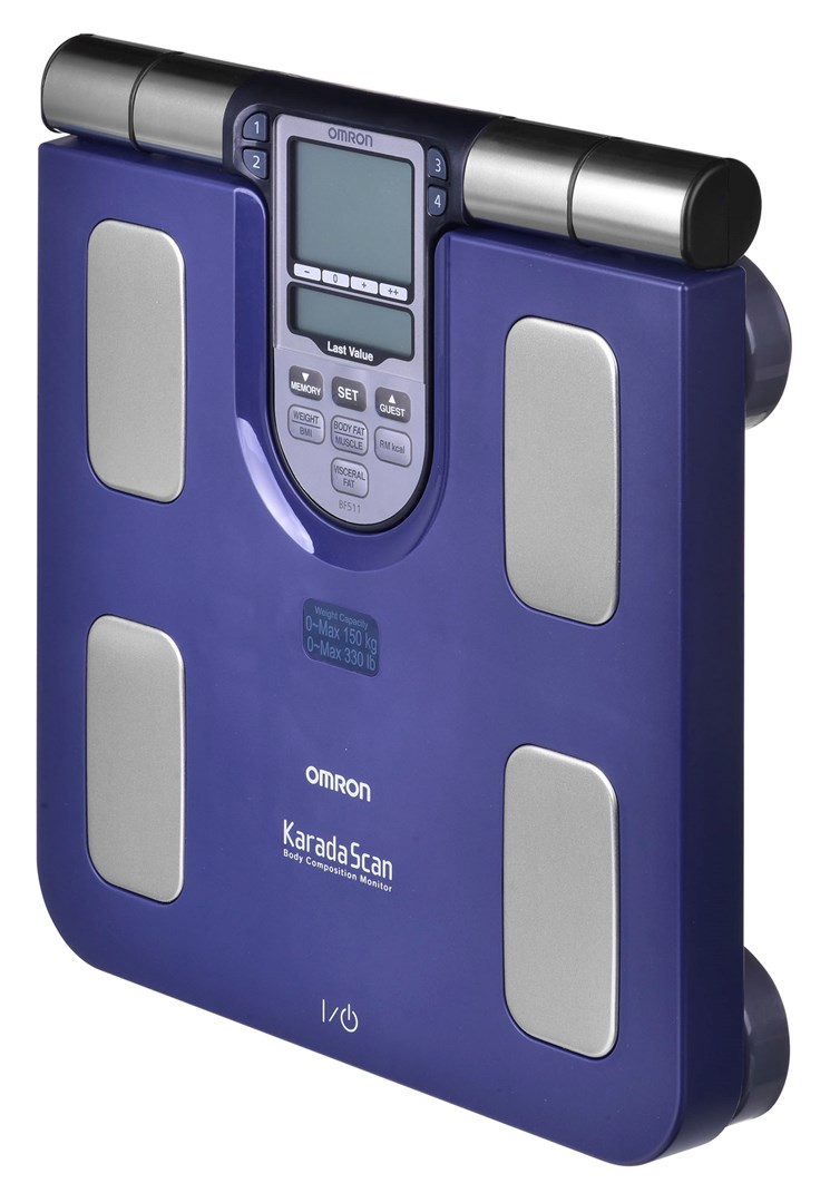 Omron BF511 Square Blue Electronic personal scale-4