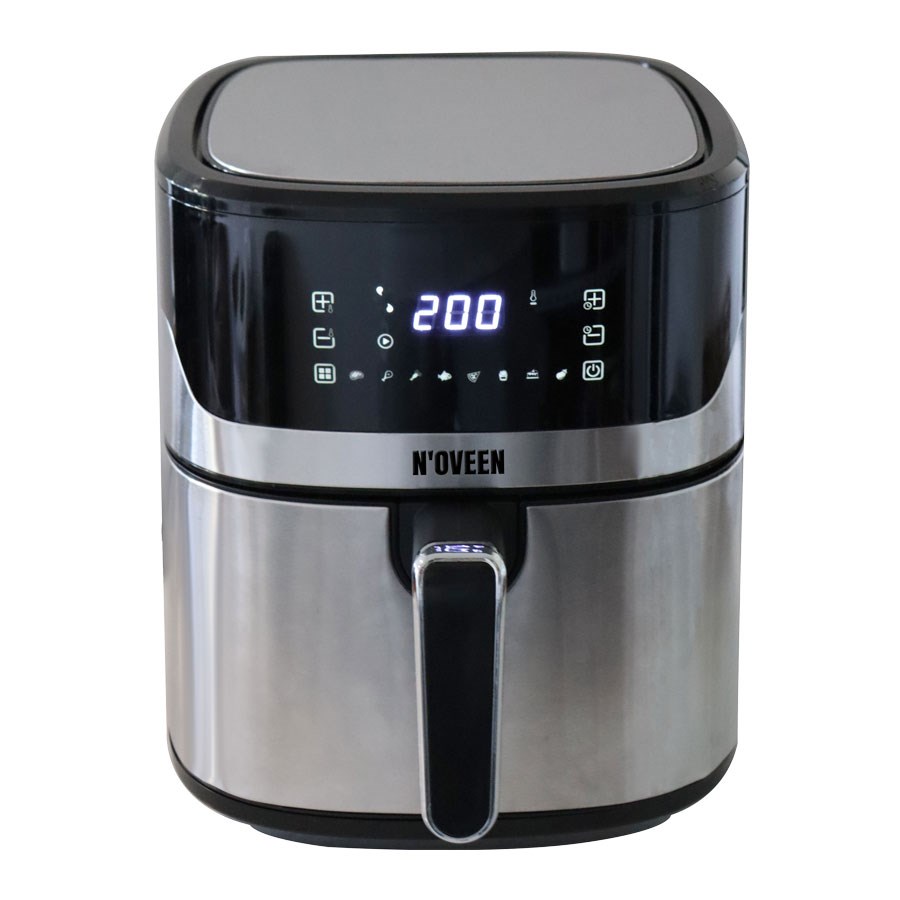 Friteza na vrući zrak NOVEEN AF550 (6.5 l, 1600 W) crno-srebrna