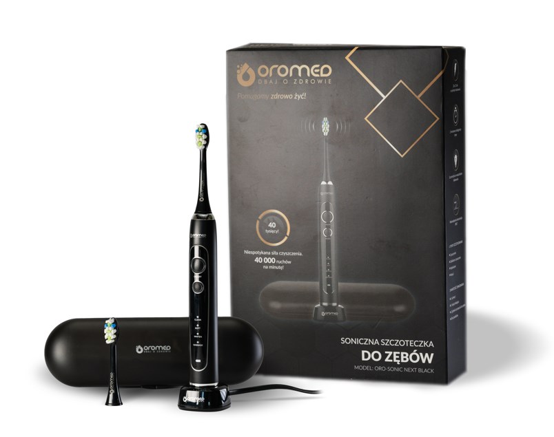 Szczoteczka soniczna OROMED ORO SONIC NEXT BLACK-9