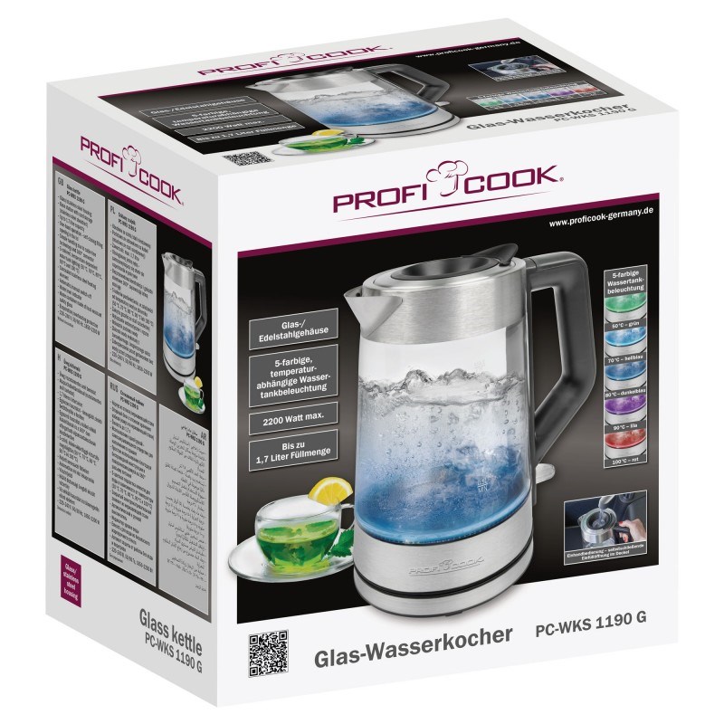Kuhalo za vodu PROFICOOK PC-WKS 1190 G-4