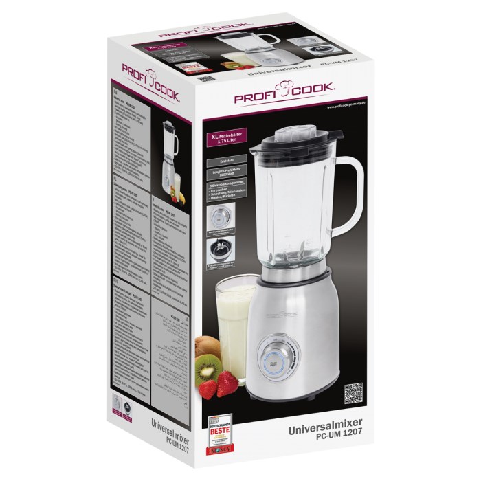 Blender PROFICOOK 501207 (1200 W)-2
