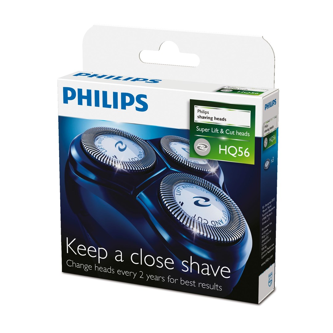Philips HQ900 Series Shaving Heads HQ56/50 Recyclable CloseCut replacement shaver heads-1