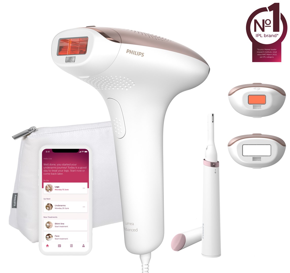 IPL uređaj PHILIPS Lumea Advanced BRI921/00 (Intense Pulsed Light, 250.000 bljeskova, nastavci za tijelo i lice, žičani)-5