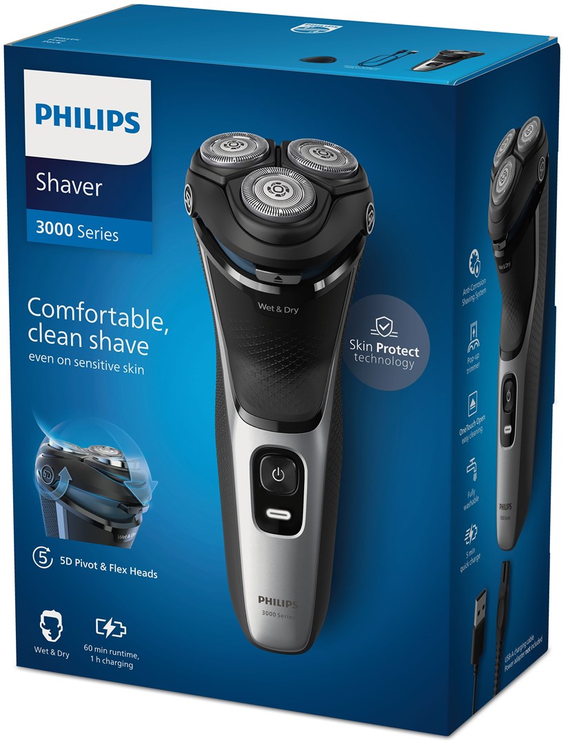 Električni brijač PHILIPS S3143/00 crno-srebrni-1