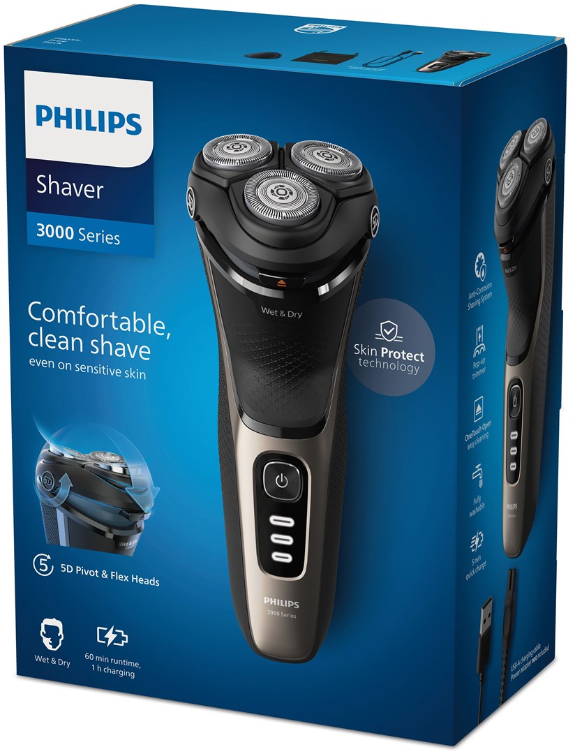 Električni brijač PHILIPS S3242/12 crno-zlatni-1