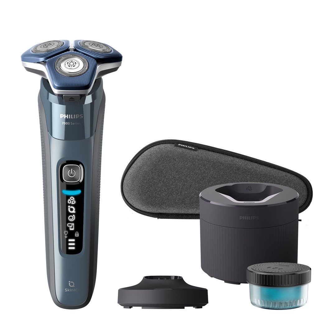 Philips SHAVER Series 7000 S7882/55 Wet and dry electric shaver, cleaning pod & pouch-0