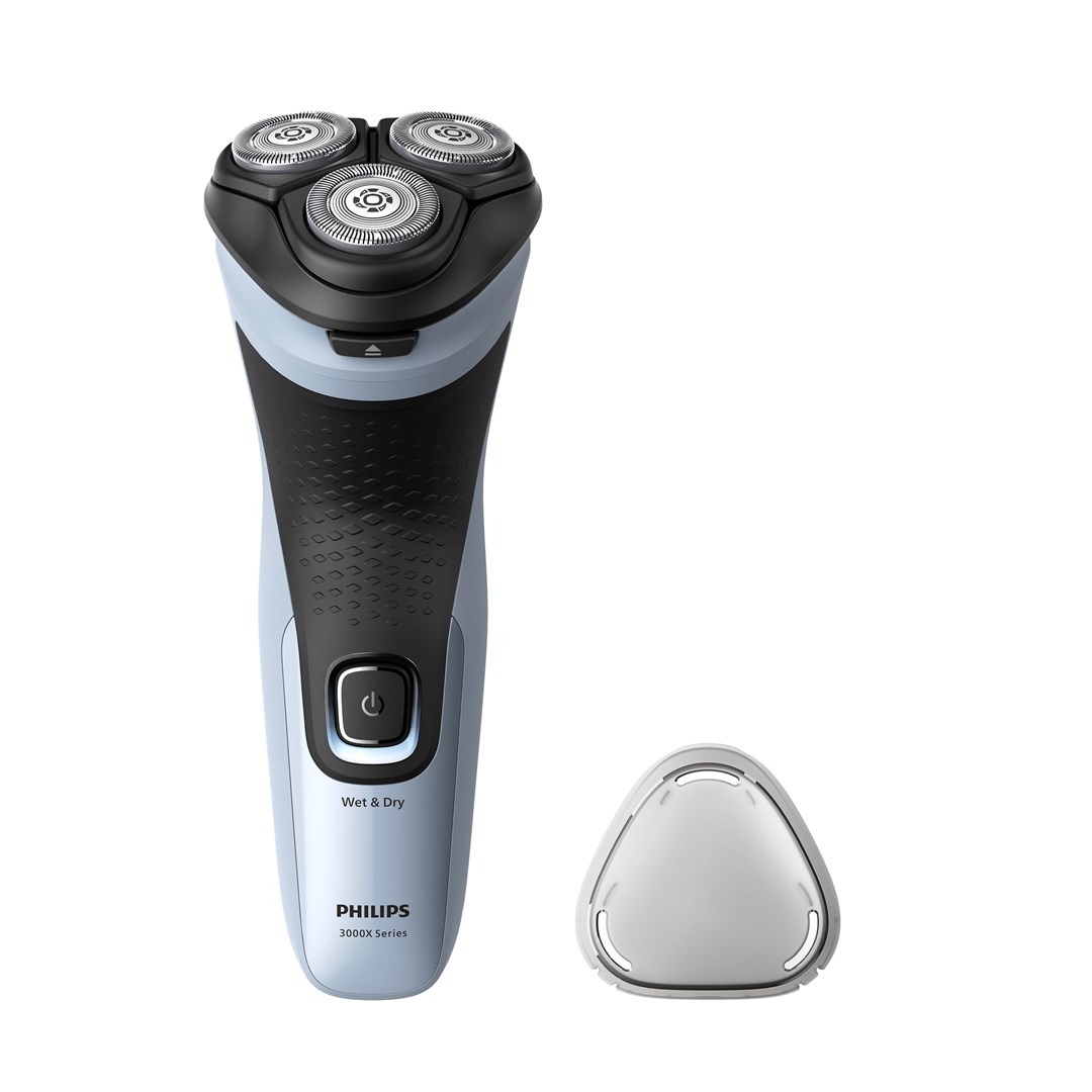 Philips X3003/00 men's shaver Rotation shaver Trimmer crna, Blue-5