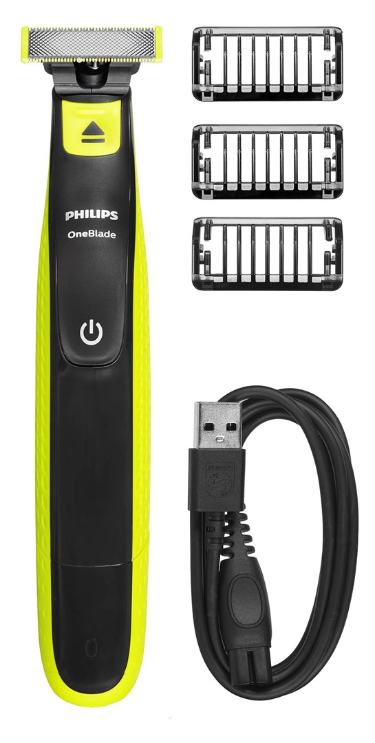 Philips Norelco OneBlade QP2724/10 men's shaver Foil shaver Trimmer Grey, Lime-15