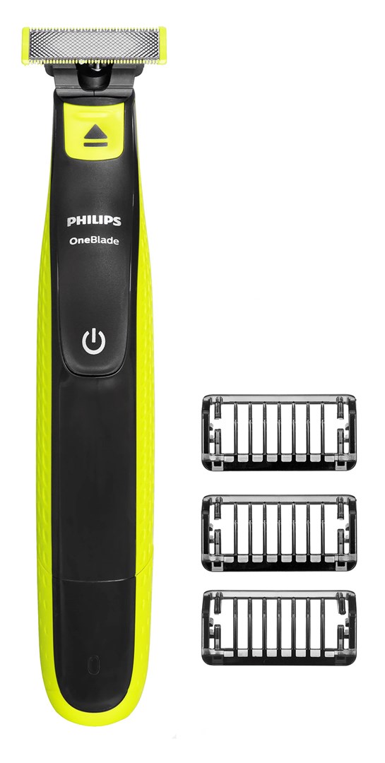 Philips Norelco OneBlade QP2724/10 men's shaver Foil shaver Trimmer Grey, Lime-0
