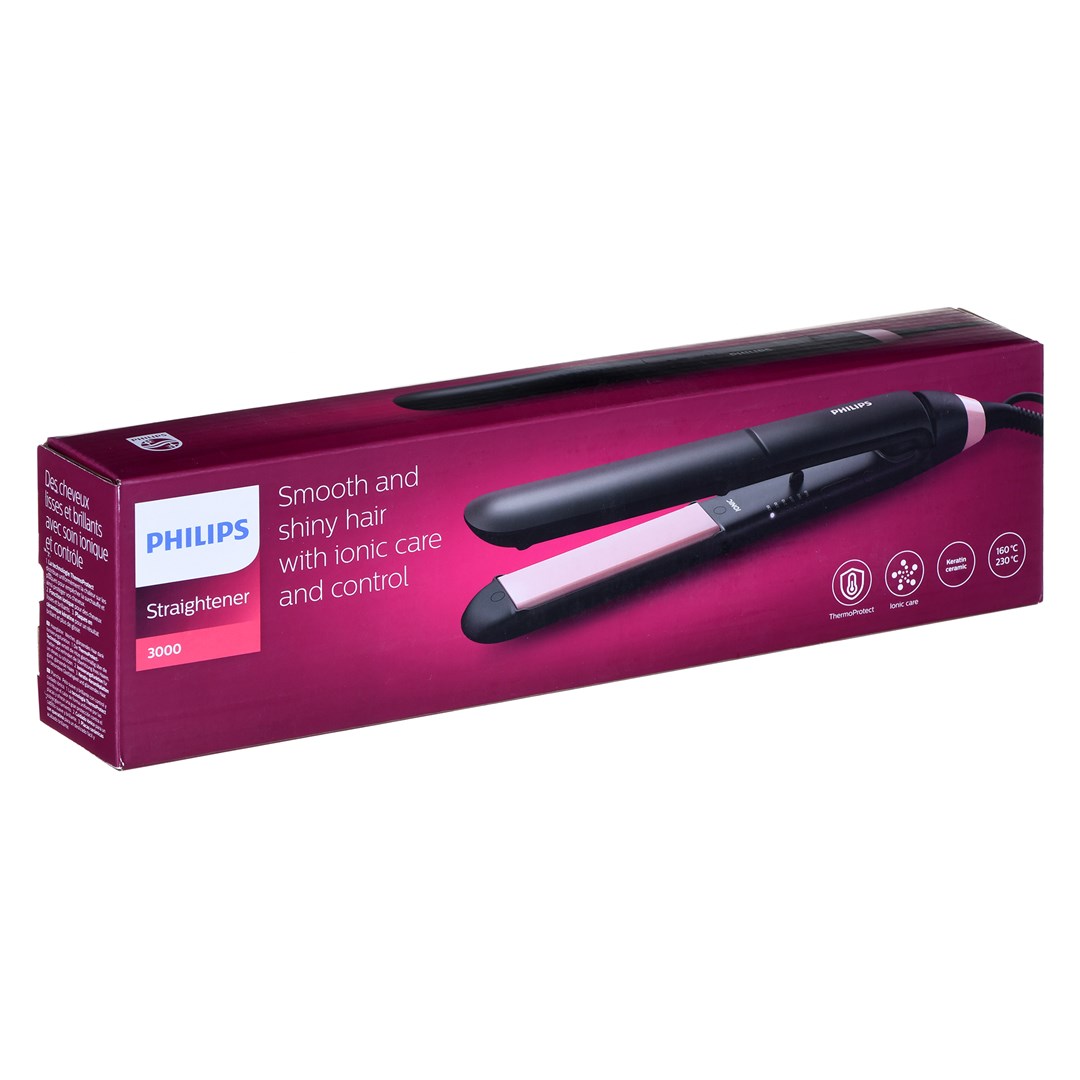 Pegla za kosu PHILIPS Essential ThermoProtect (keratinom obogaćene keramičke ploče, 6 LED razina temperature 160–230 °C, Ionic Care, ThermoProtect tehnologija, Key-lock, automatsko isključivanje)-5