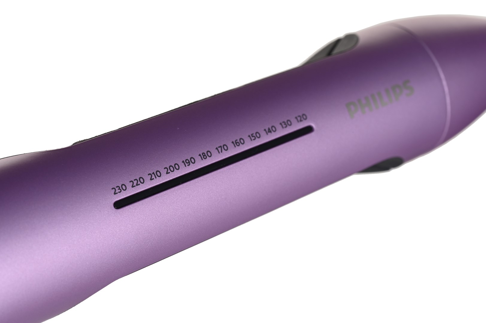 Pegla za kosu PHILIPS 5000 Series BHS530/00 (ThermoShield zaštita, keramičke ploče obogaćene arganovim uljem, 2× ionska njega, 105 mm plutajuće ploče, temperatura 120–230 °C, LED regulator, automatsko isključivanje)-5